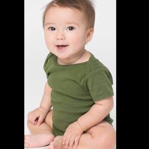 NEW NWOT Bundle American Apparel Infant Rib Onsie 3-6m